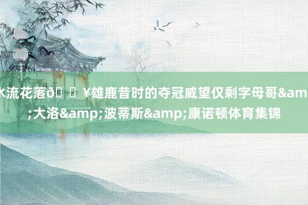 水流花落😥雄鹿昔时的夺冠威望仅剩字母哥&大洛&波蒂斯&康诺顿体育集锦