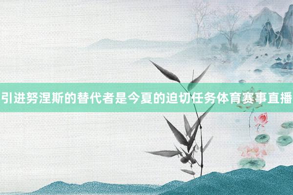 引进努涅斯的替代者是今夏的迫切任务体育赛事直播