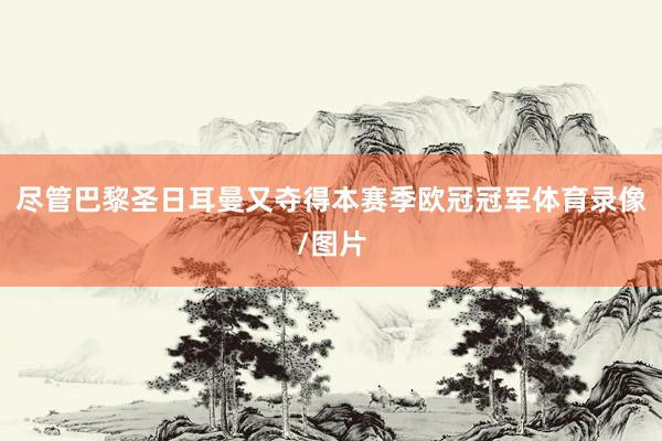 尽管巴黎圣日耳曼又夺得本赛季欧冠冠军体育录像/图片
