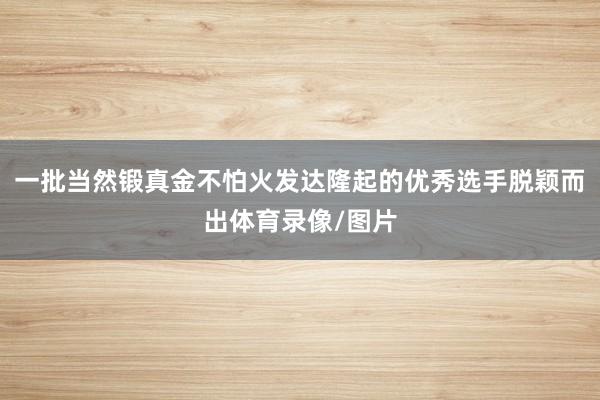 一批当然锻真金不怕火发达隆起的优秀选手脱颖而出体育录像/图片