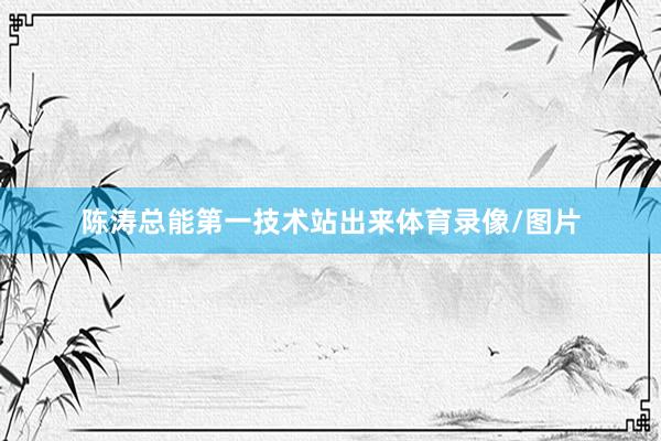 陈涛总能第一技术站出来体育录像/图片
