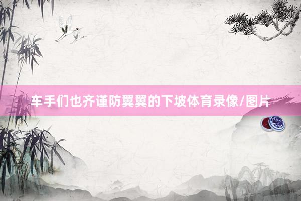 车手们也齐谨防翼翼的下坡体育录像/图片