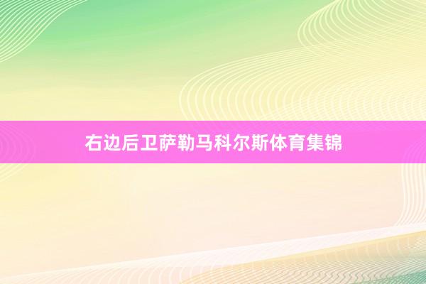右边后卫萨勒马科尔斯体育集锦