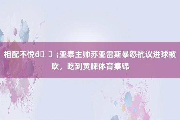 相配不悦😡亚泰主帅苏亚雷斯暴怒抗议进球被吹，吃到黄牌体育集锦