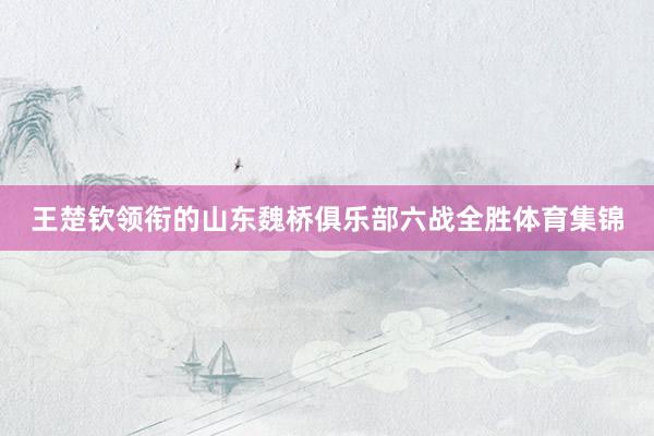 王楚钦领衔的山东魏桥俱乐部六战全胜体育集锦