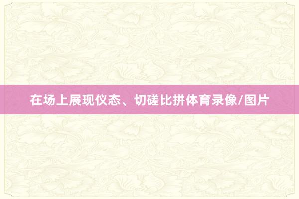 在场上展现仪态、切磋比拼体育录像/图片