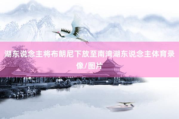 湖东说念主将布朗尼下放至南湾湖东说念主体育录像/图片