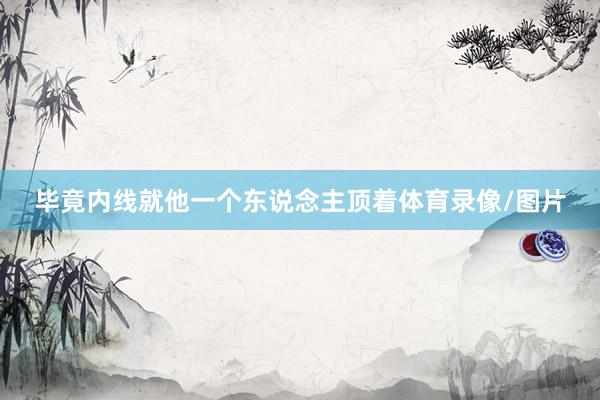 毕竟内线就他一个东说念主顶着体育录像/图片