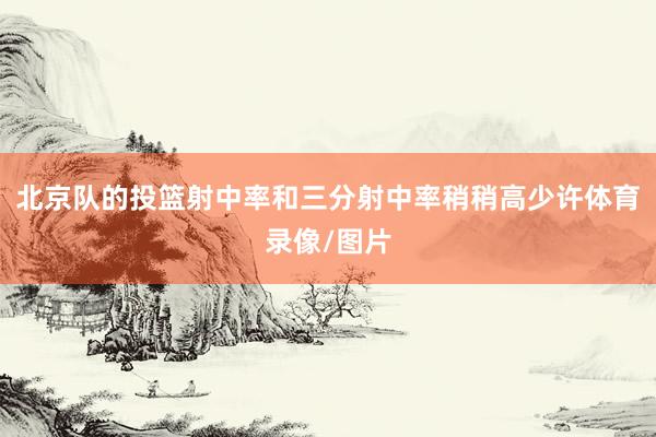 北京队的投篮射中率和三分射中率稍稍高少许体育录像/图片