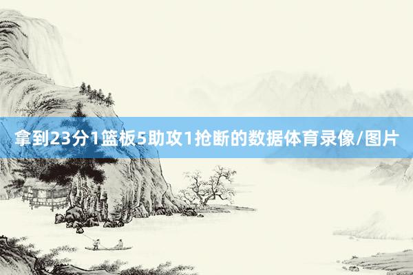 拿到23分1篮板5助攻1抢断的数据体育录像/图片